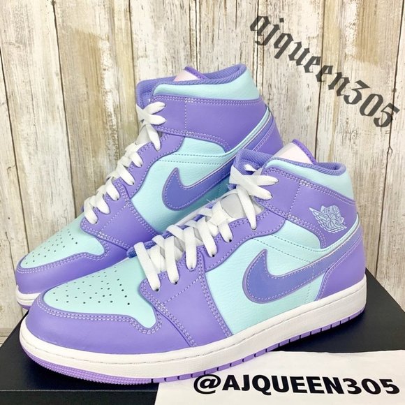 Jordan Shoes - Air Jordan 1 Mid purple punch